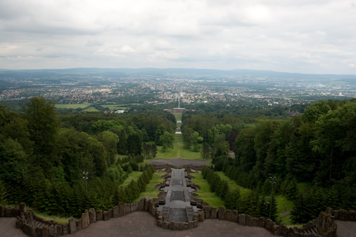 Kassel from the Herkules Monument