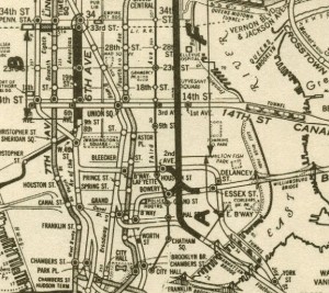 1951 plans for the Second Ave subway and connection to Brooklyn