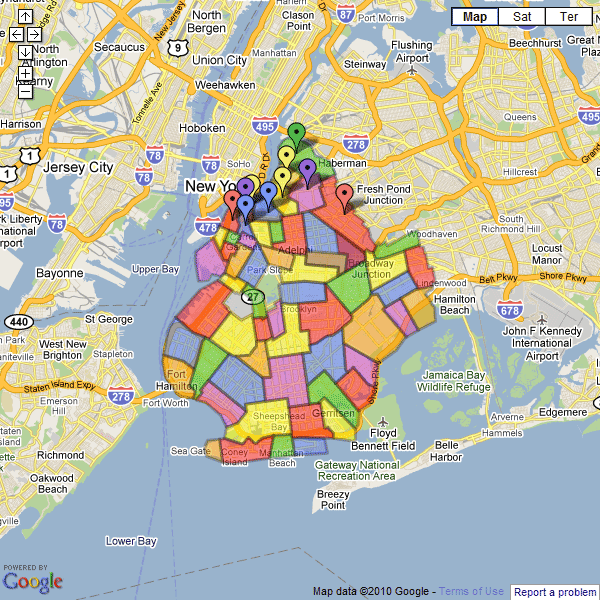 Map of Brooklyn Neighborhoods