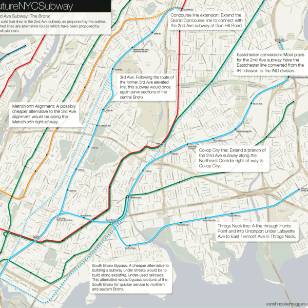 2nd Ave subway alternative in the Bronx.