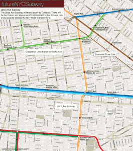 Utica Ave Subway through Bedford-Stuyvesant and Crown Heights.