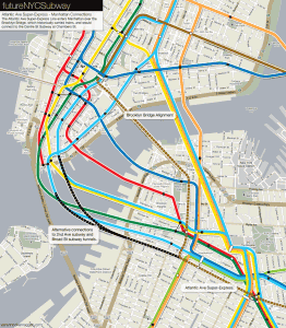 Atlantic Ave Super-Express from Manhattan to Brooklyn.