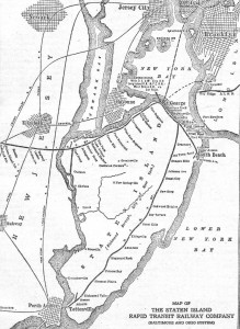 Staten Island RR map, 1952 via Wikipedia