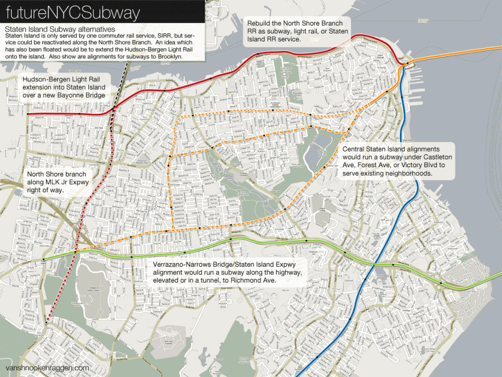 Subways and other transit options in Staten Island