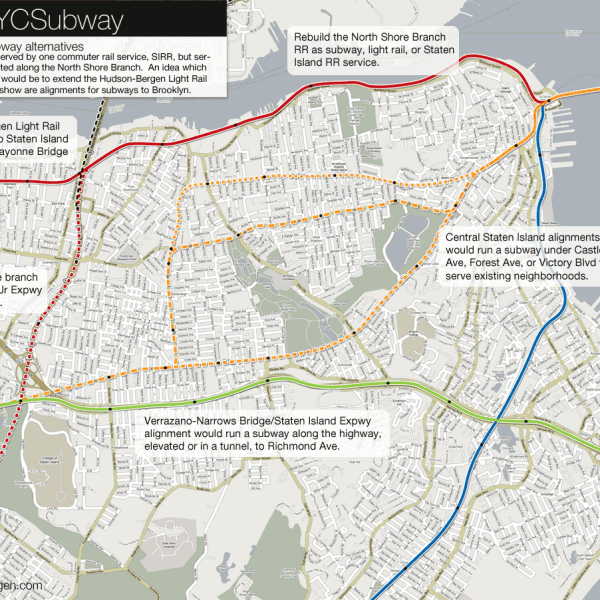 Subways and other transit options in Staten Island