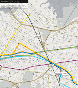 Triboro RX through Jackson Heights.