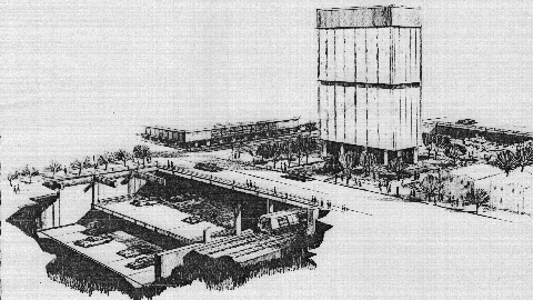 Rendering of the Cross-Brooklyn Expressway