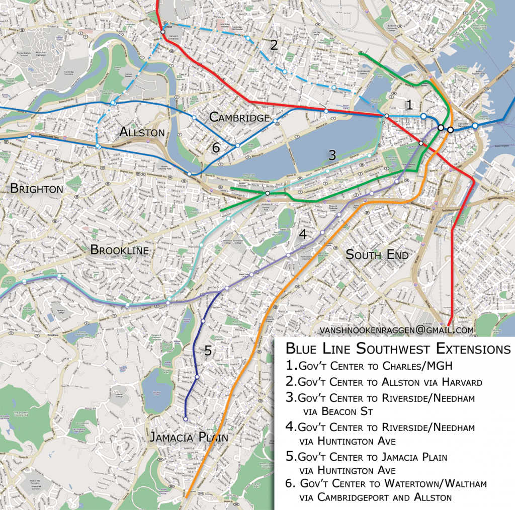 Blue Line South and West Routes
