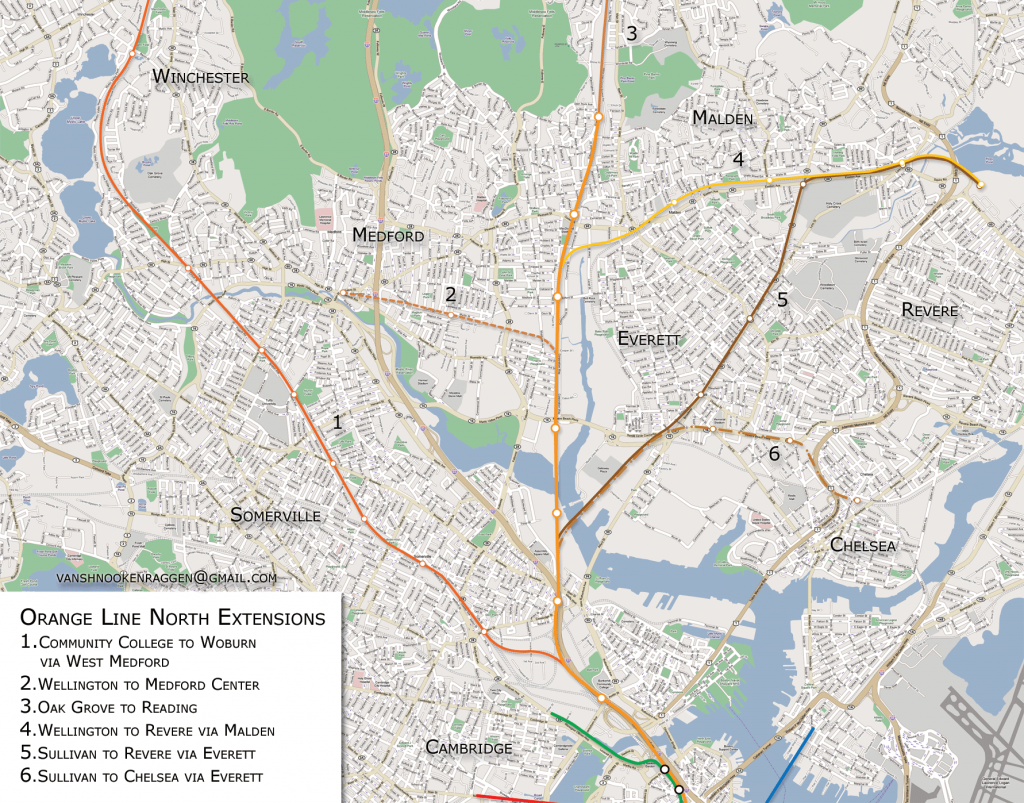 Orange Line North Routes