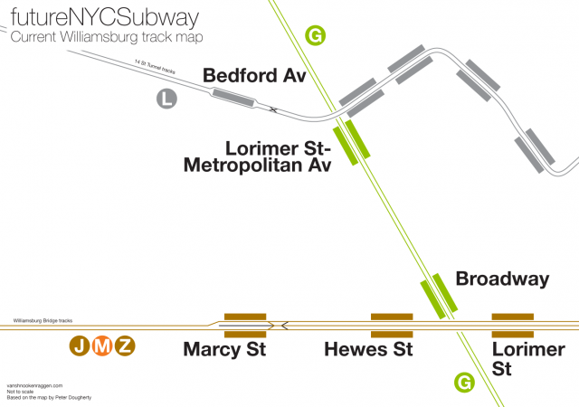 Current track map for Williamsburg