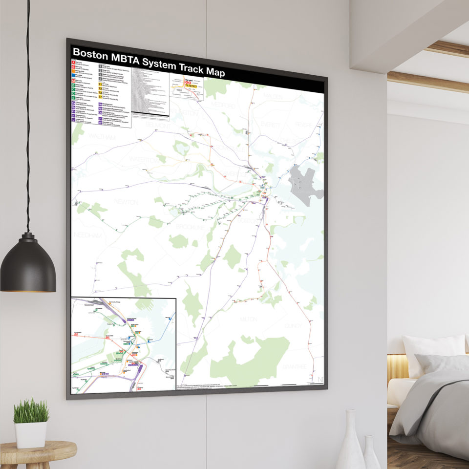 Boston MBTA: Complete and Geographically Accurate Track Map