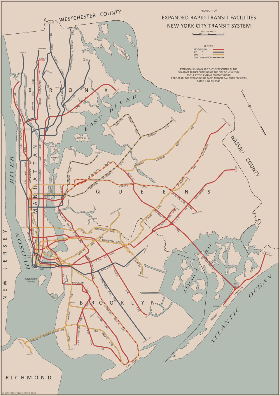 The Lost 1943 IND Second System Plan