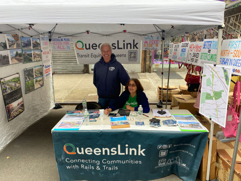 QueensLink table at Woodhaven Street Fair