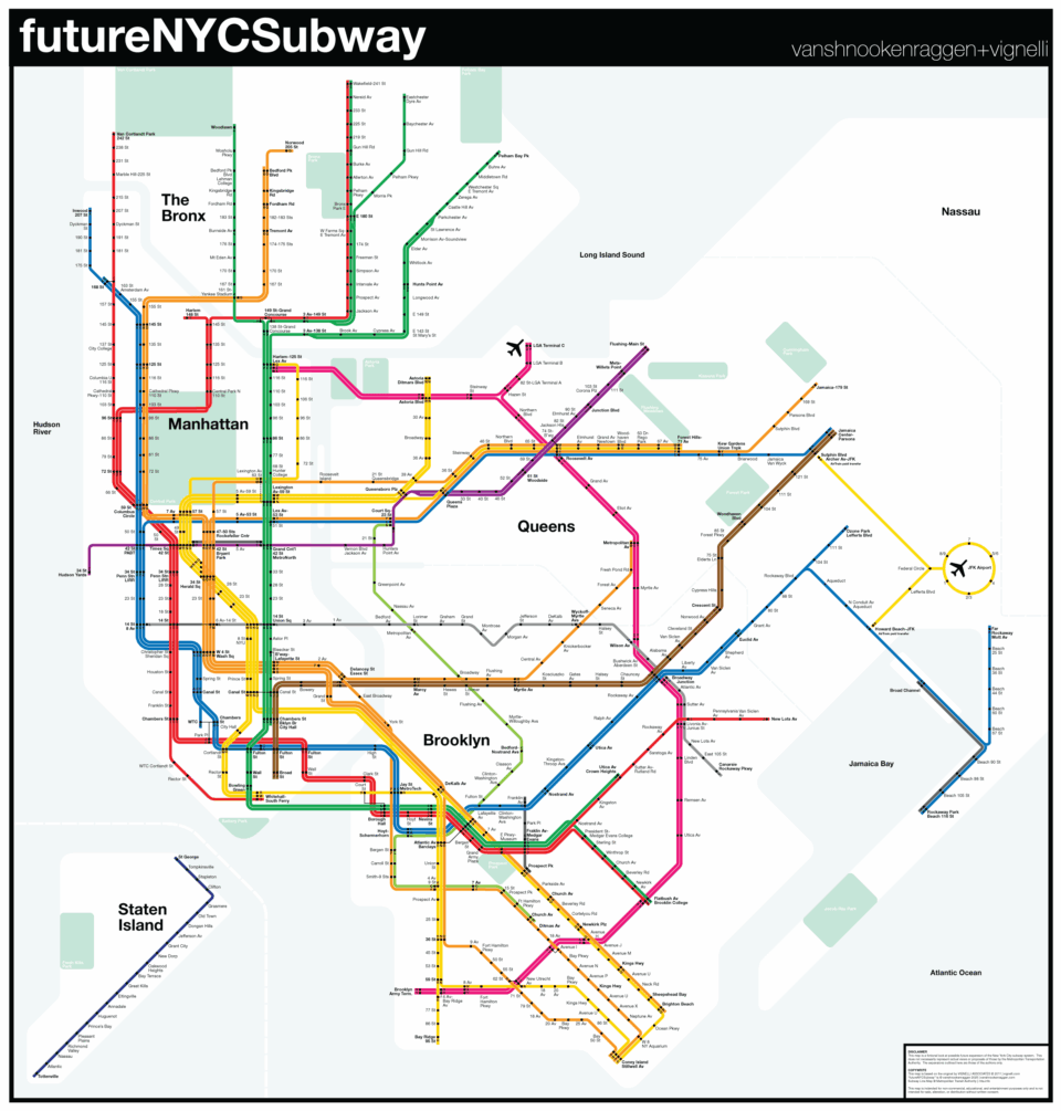 System map showing how the IBX, with northern extension, would integrate with the existing network.